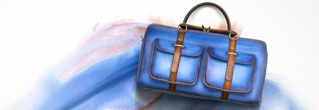 Patina Leather Duffle Bag
