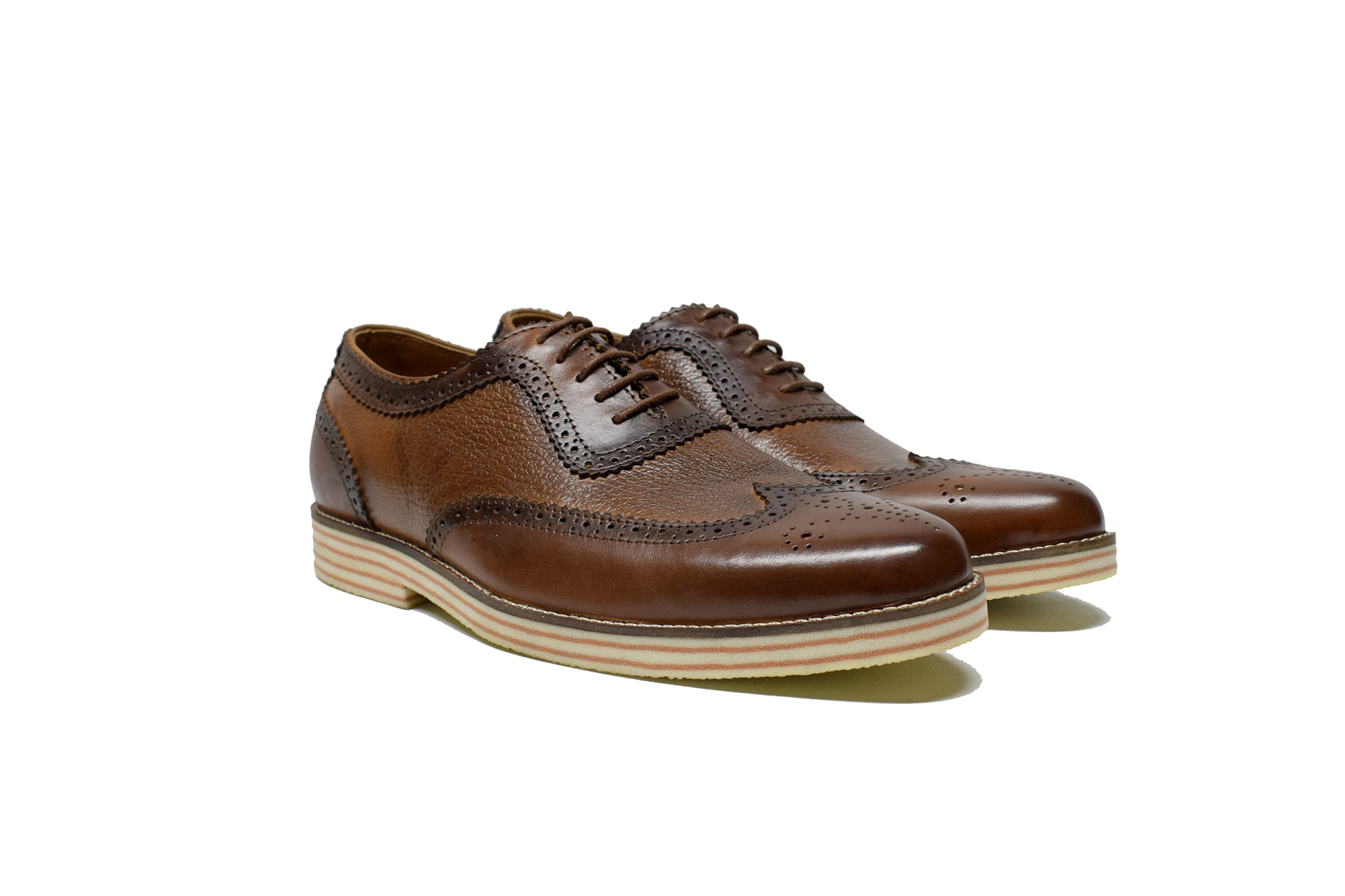 Brown Wingtips Shoes 
