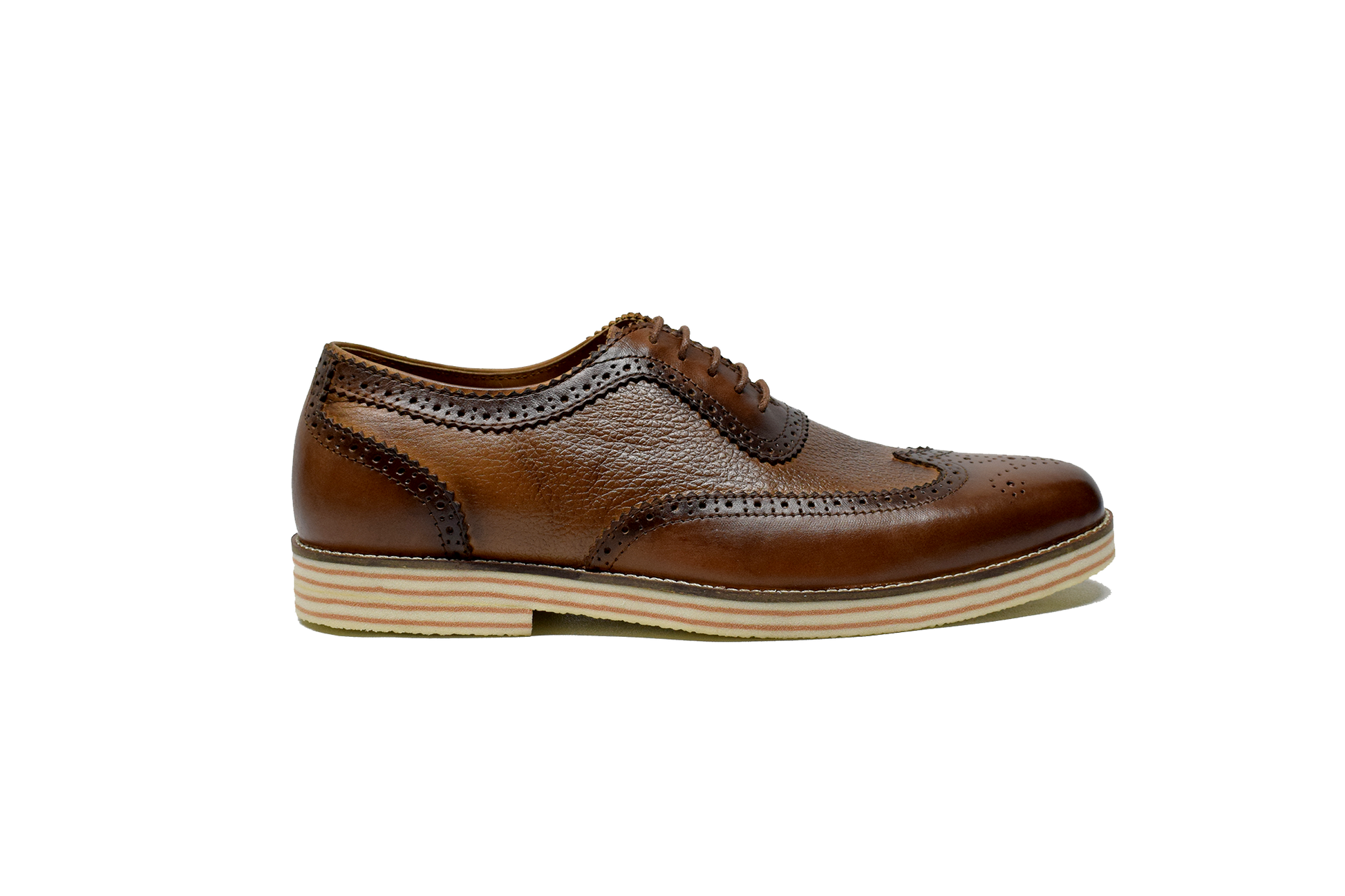 Brown Wingtips Shoes 