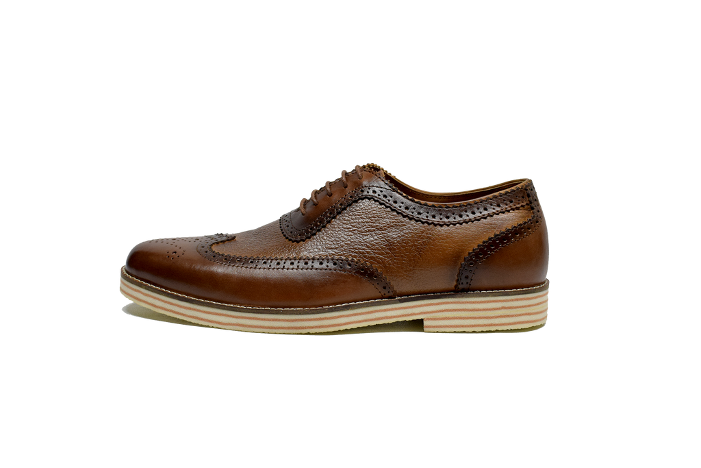 Brown Wingtips Shoes 