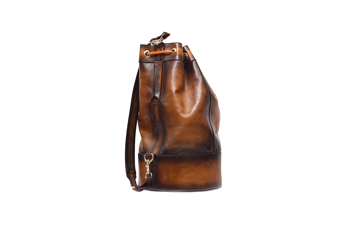 Other view of Leather Bostan Rucksack in brown